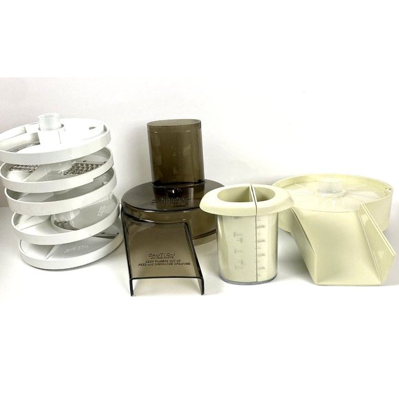 Oster Regency Kitchen Center Salad Shooter & Blade Discs Slicer, Cutter Set of 5 - Picture 2 of 12